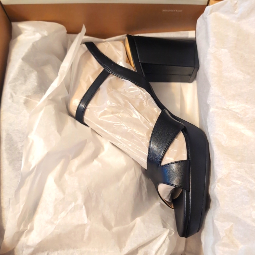 LifeStride Last Dance 4 Women's Platform Block Heels Open Toe